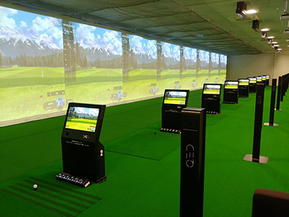 ENJOY LIFE CLUB インドアゴルフ様に『QED弾道解析型シミュレーター』10台設置致しました。